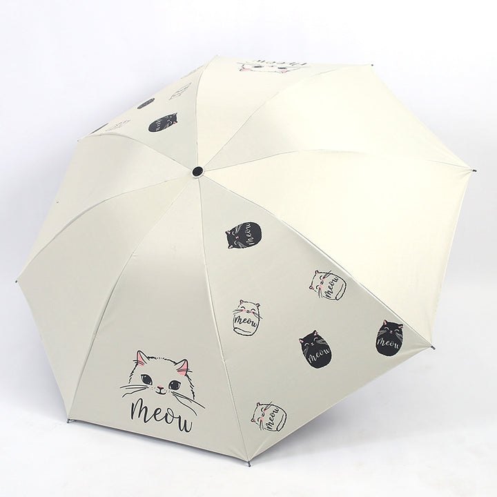 Ladies umbrella with playful cat design Kalsten