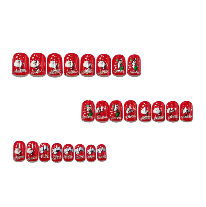 Artificial nails with festive Christmas designs Kalsten