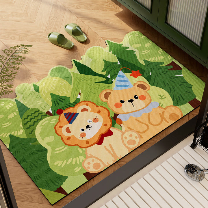 Cartoon Theme Welcome Mat