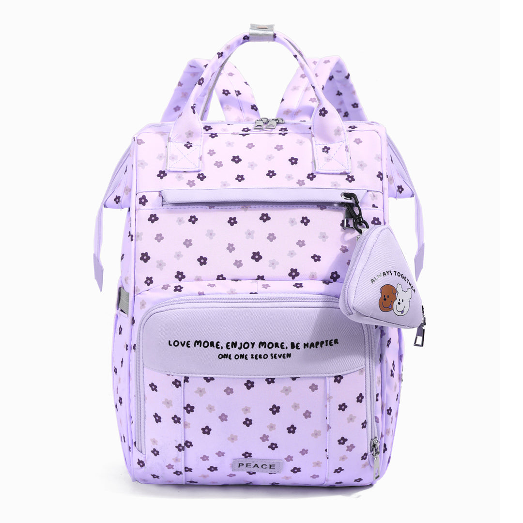 Chic Floral Print Multi-Functional Backpack Kalsten