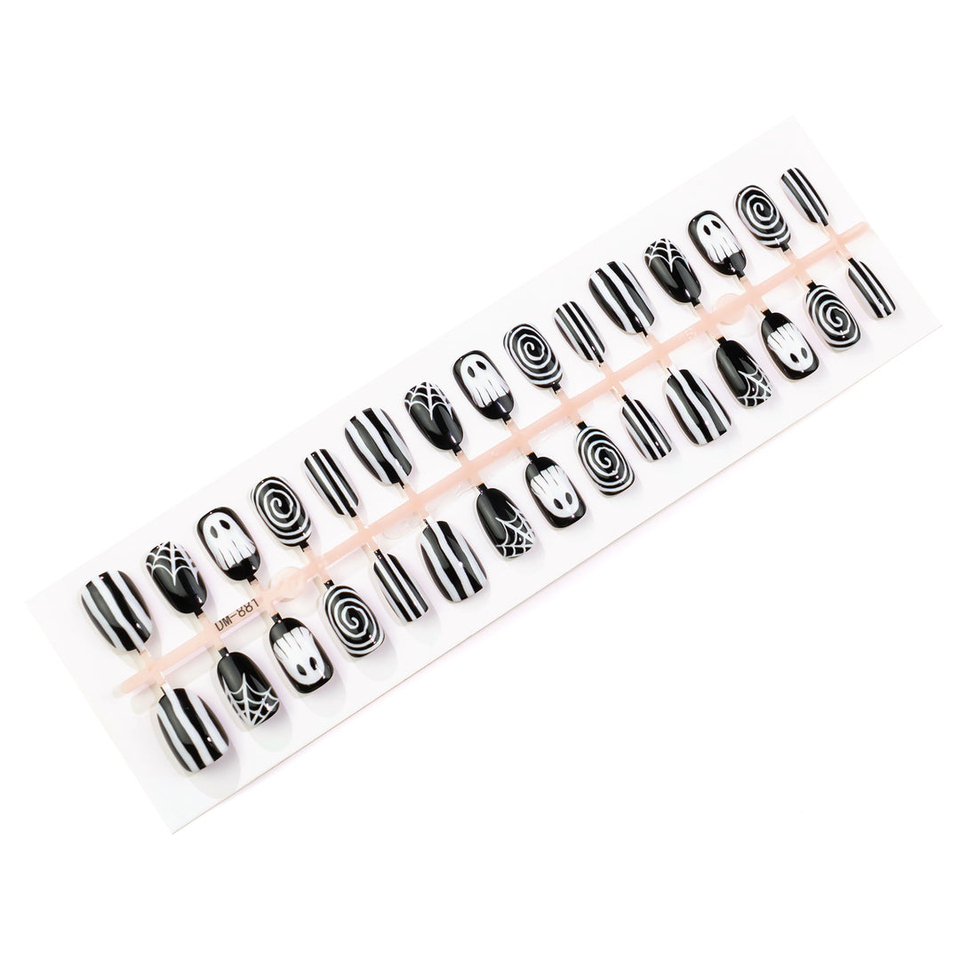 Halloween-Themed Manual Nail Art Set
