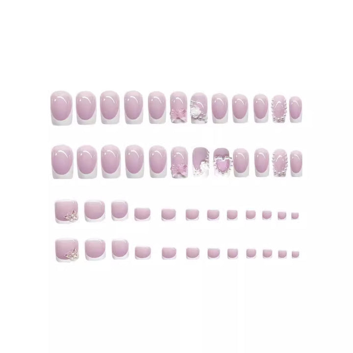 Elegant Decorative Press-On Nail Art Set Kalsten