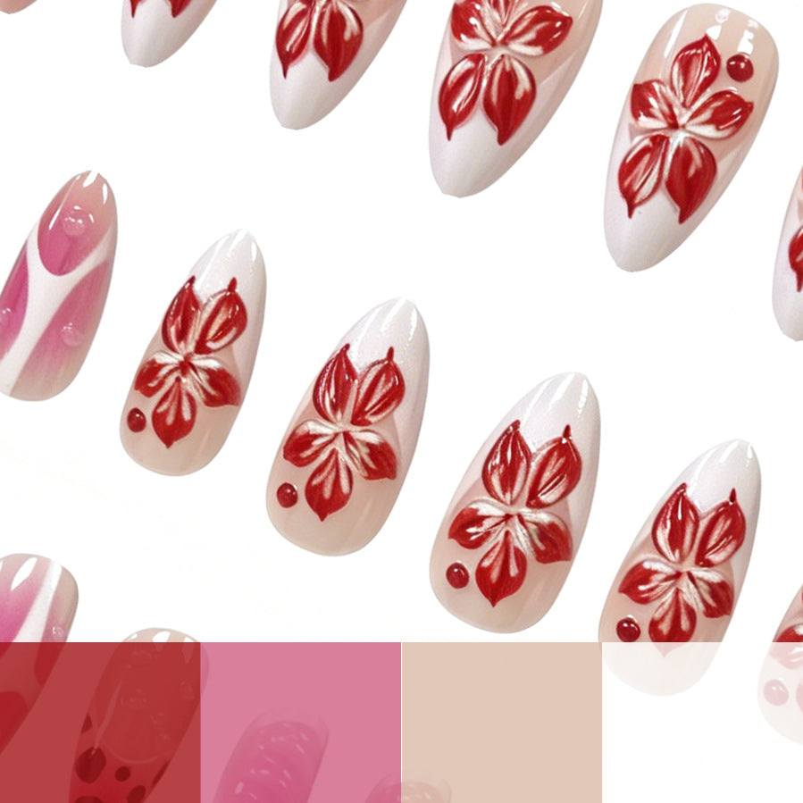 Artistic Floral Nail Art Enhancements Kalsten 1789915352