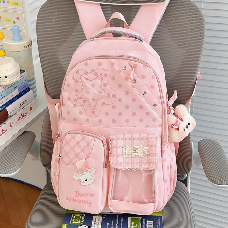Cute Polka Dot Character Backpack Kalsten