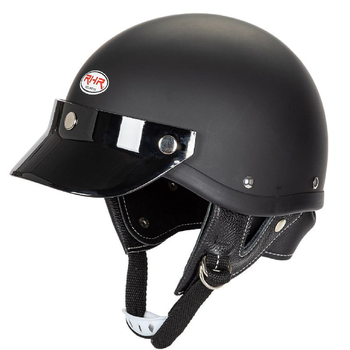 Classic Motorcycle Half-Helmet with Visor Kalsten