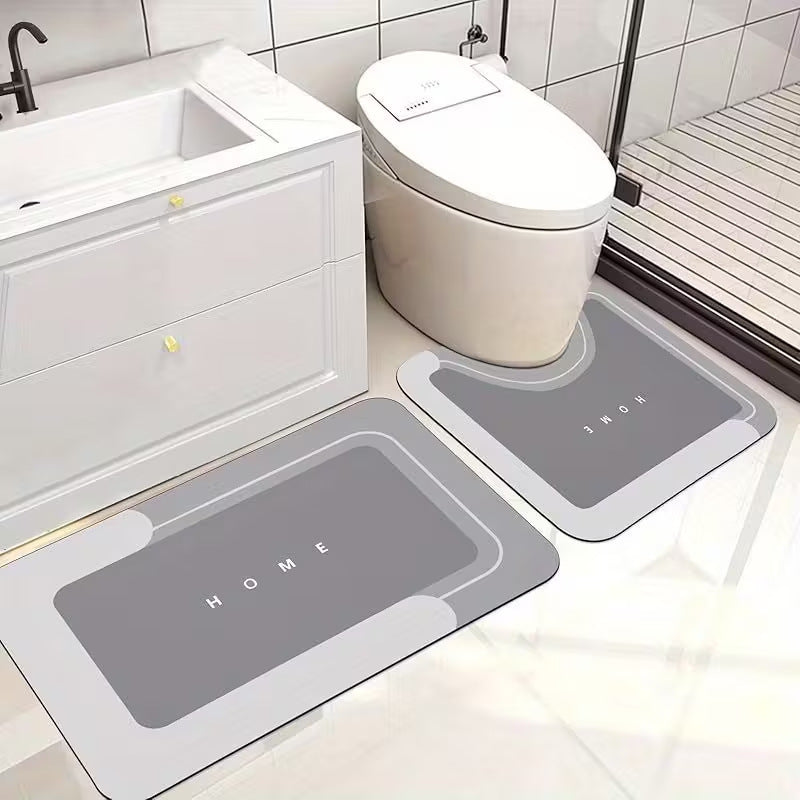 Non-Slip Bathroom Comfort Mat Set