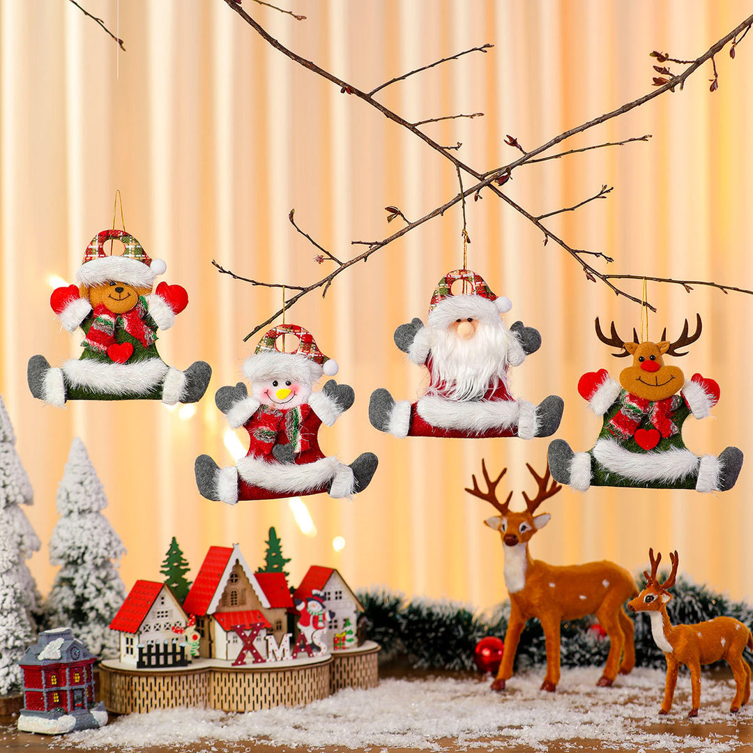 Decorative Felt Santa Ornament Kalsten
