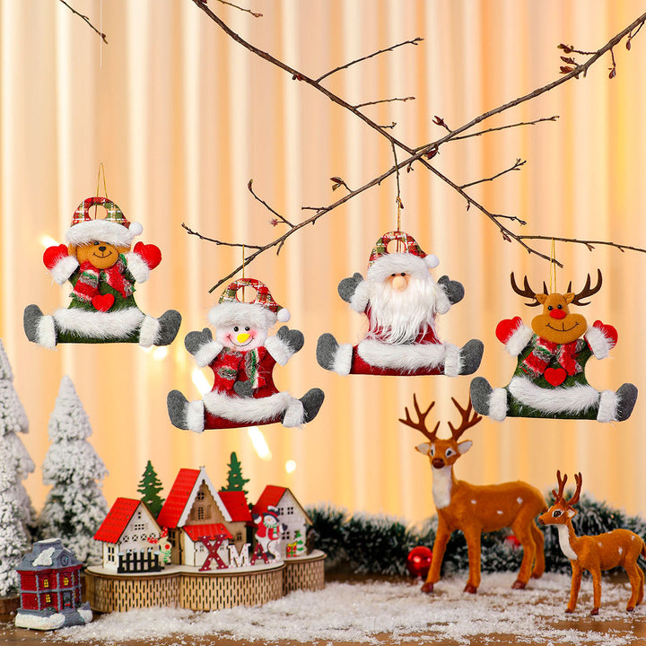 Decorative Felt Santa Ornament Kalsten