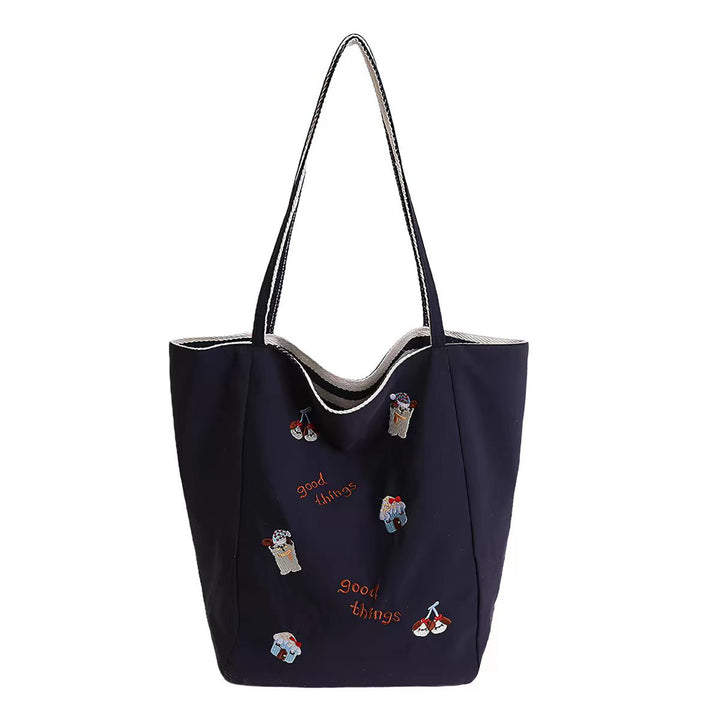 Embroidered Casual Tote Kalsten