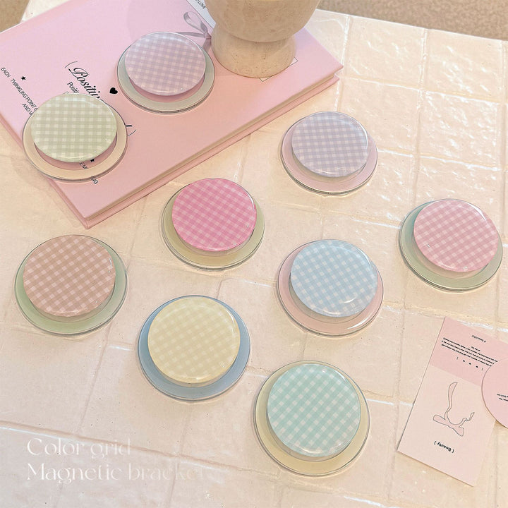 Practical glass coaster with checkered pattern Kalsten