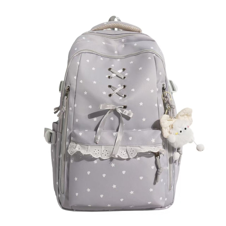 Lace-Up Detail School Backpack Kalsten