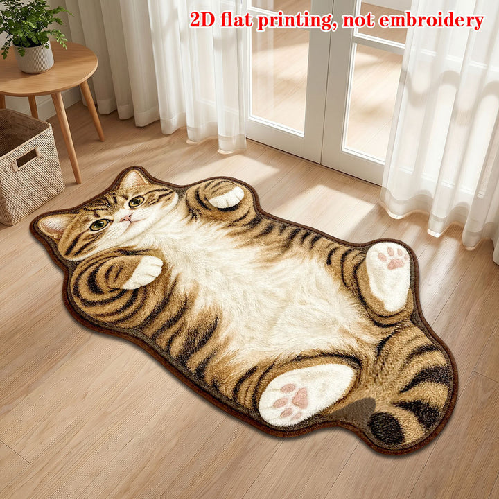 Plush Cartoon Cat Carpet