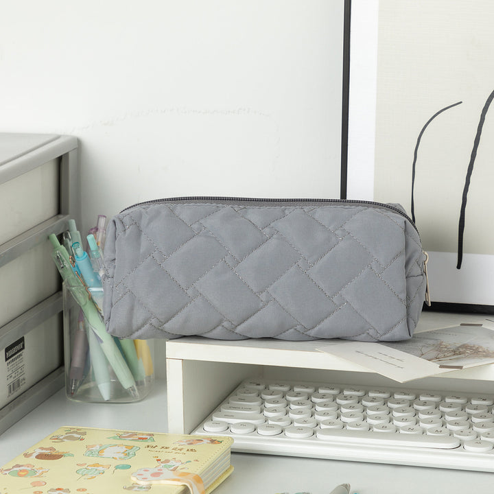 Quilted Textured Pencil Case Kalsten