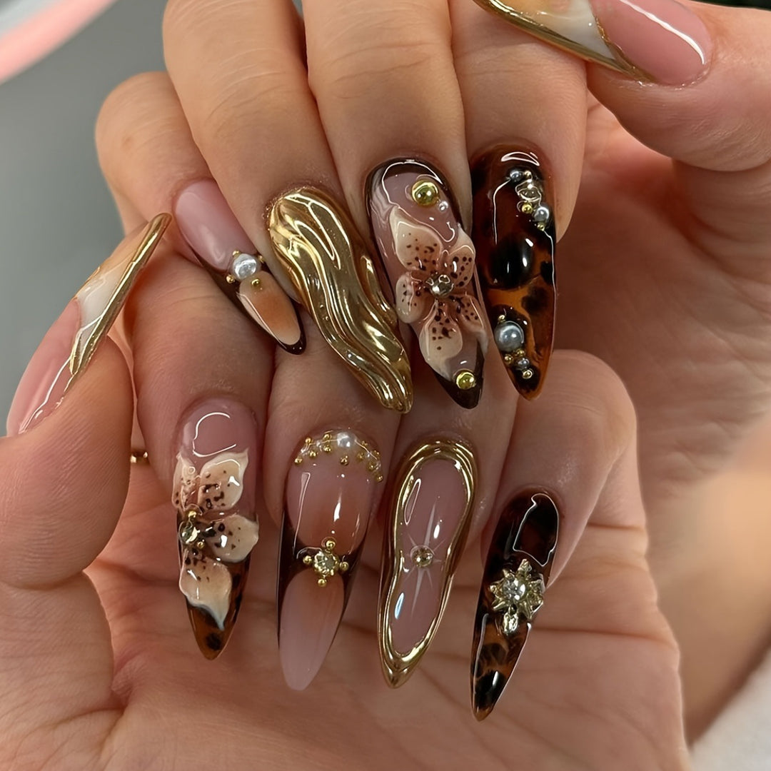 Elegant Gel Nail Art Extensions Kalsten