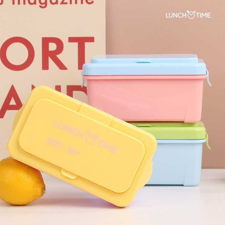Multi-Compartment Eco-Friendly Lunch Box with Leak-Resistant Design