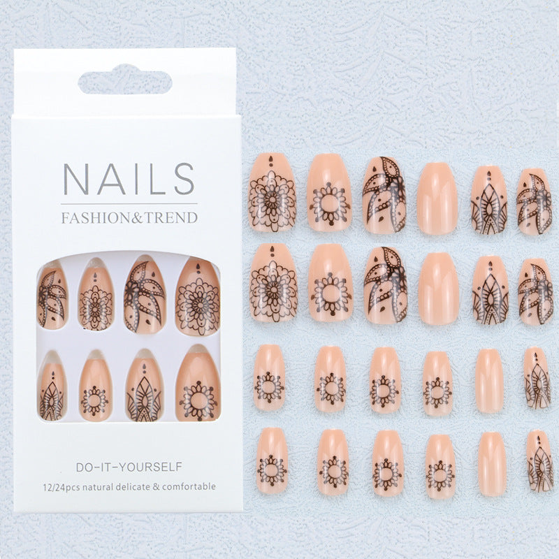 Artistic Graphic Press-On Nail Set Kalsten