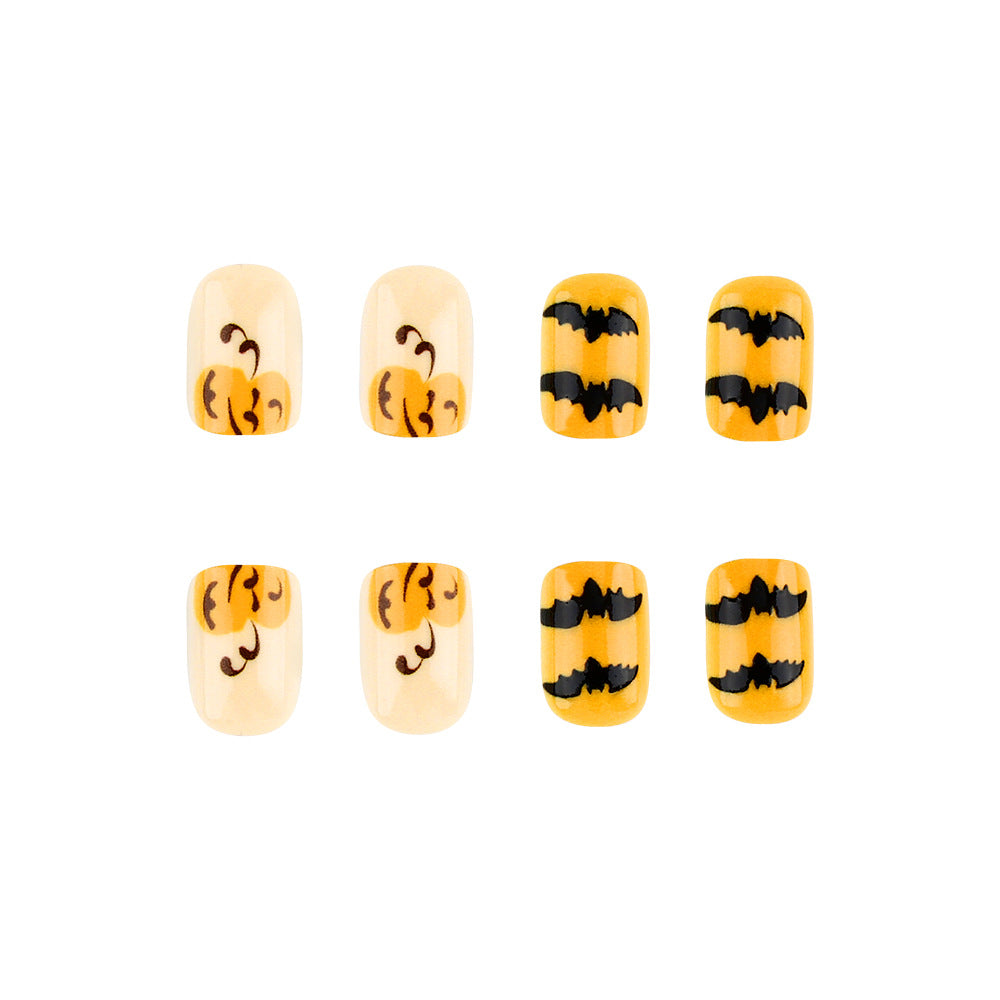 Seasonal Halloween-Themed Press-On Nail Art Set Kalsten