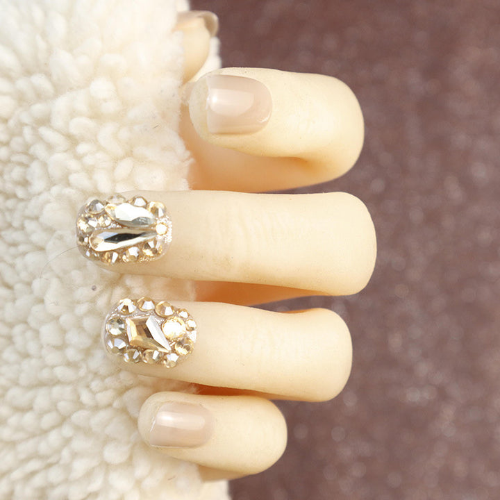 Decorative Rhinestone Press-On Nail Kit