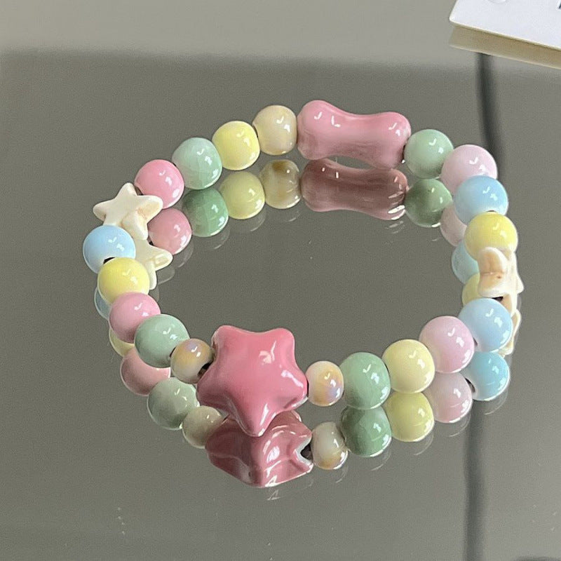 Heart-Shaped Beaded Bracelet Kalsten
