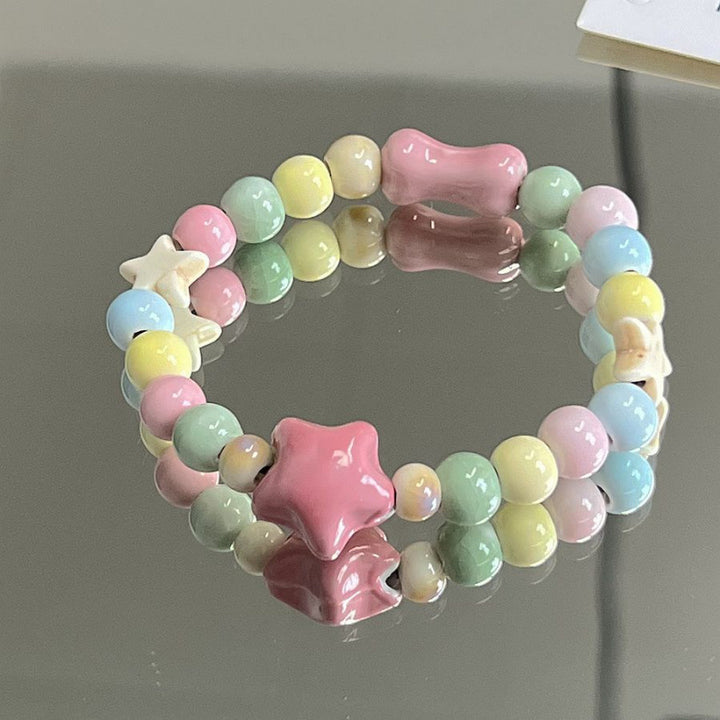 Heart-Shaped Beaded Bracelet Kalsten
