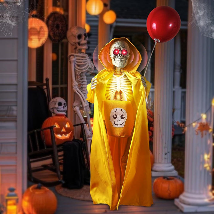 Animated Halloween Skeleton Prop Kalsten