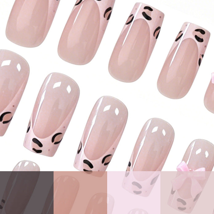 Decadent Floral Bow Nail Art Enhancements Kalsten