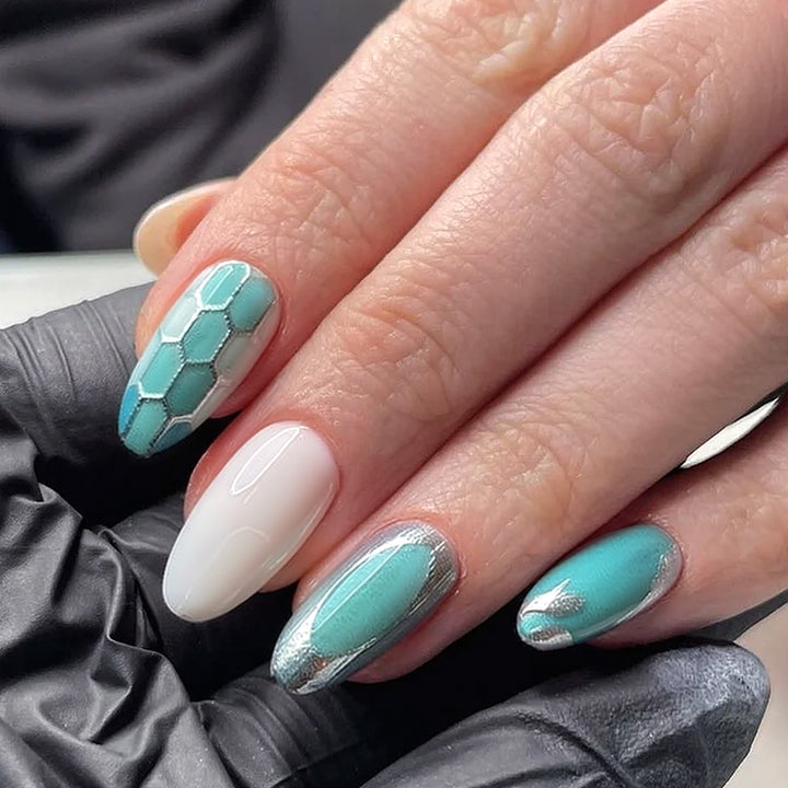 Decorative Gel Press-On Nail Set Kalsten