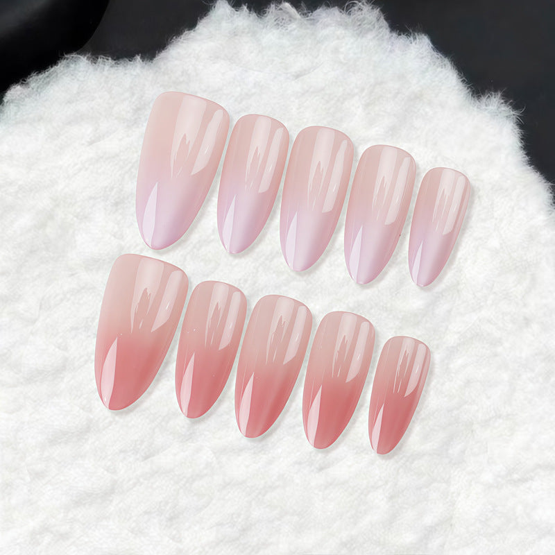 Glossy Stiletto Press-On Nails with Ombre Finish Kalsten