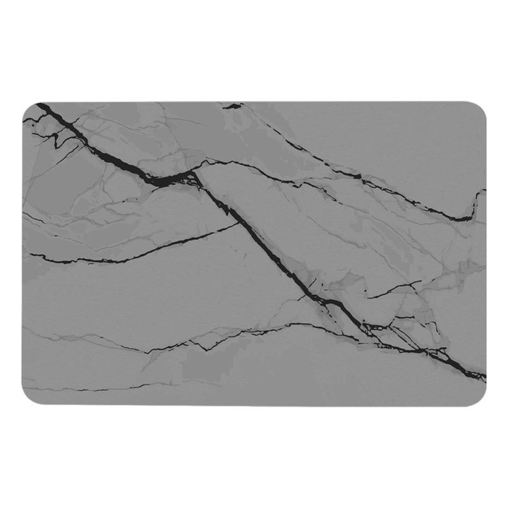 Marble-Inspired Decorative Area Mat
