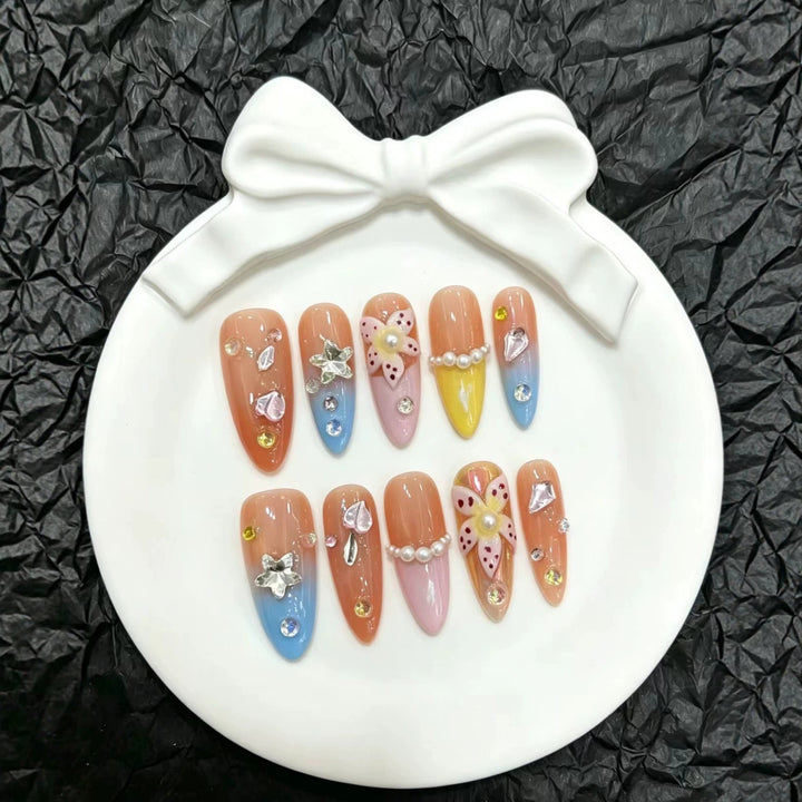 Artistic Decorative Press-On Nail Collection