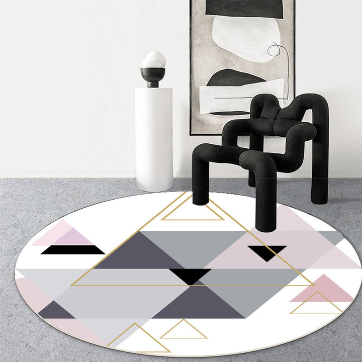Abstract Patterned Round Area Rug Kalsten