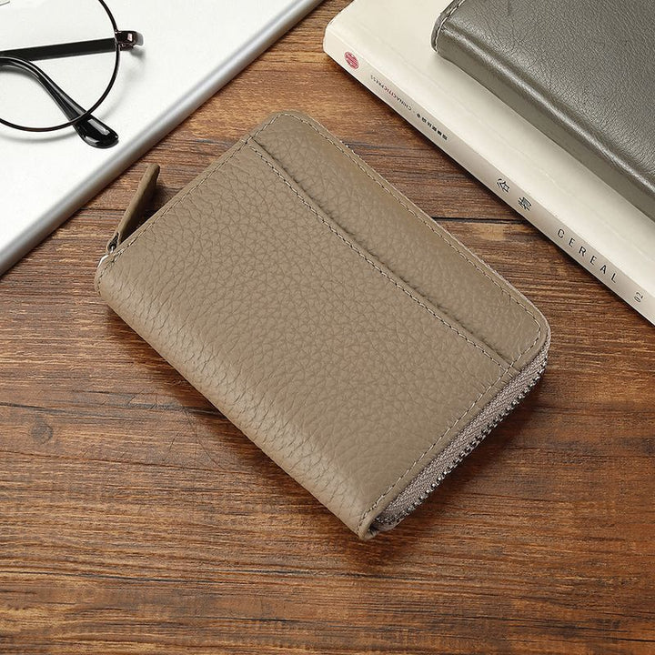 Durable Leather Zip Wallet Kalsten