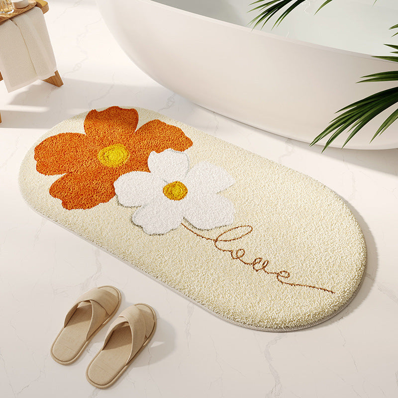 Soft Textured Bathroom Rug Kalsten