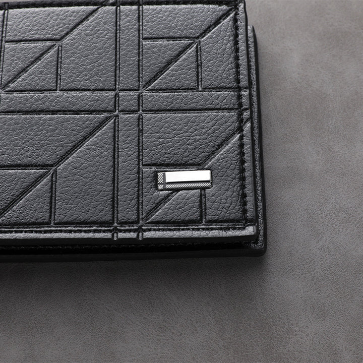 Textured Leather Passport Holder Kalsten