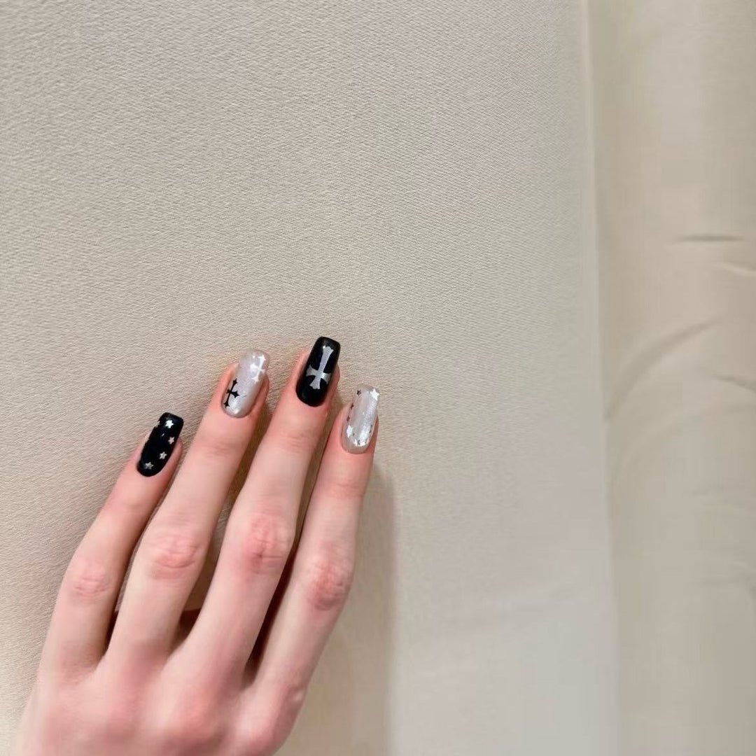 Celestial Themed Press-On Nail Art Set Kalsten
