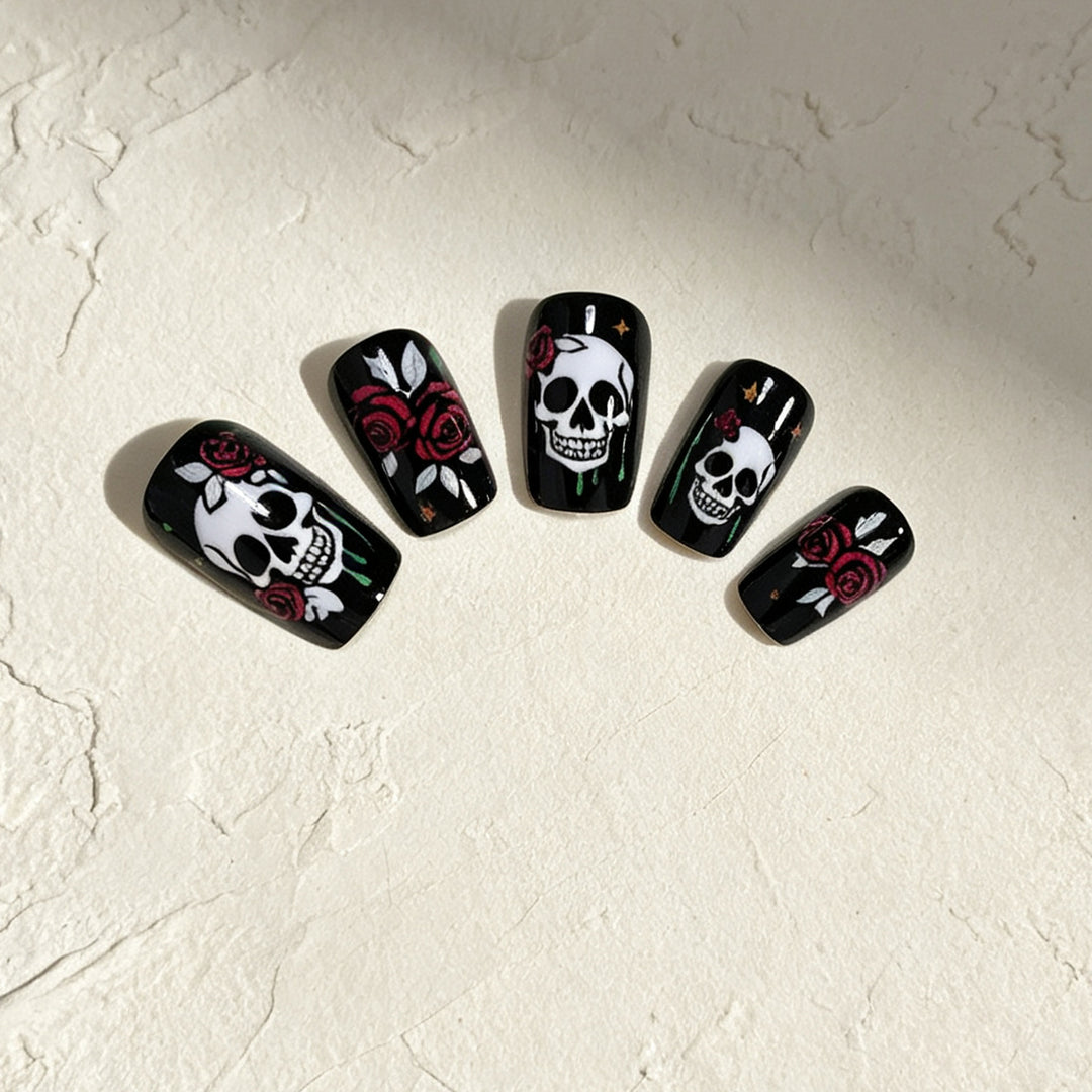 Gothic Skull Nail Art Set Kalsten