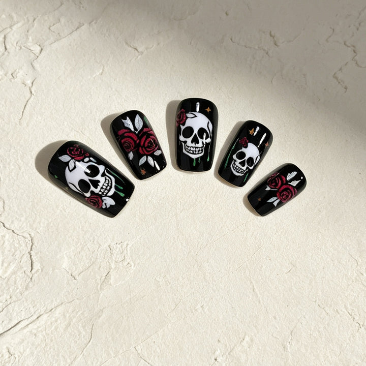 Gothic Skull Nail Art Set Kalsten