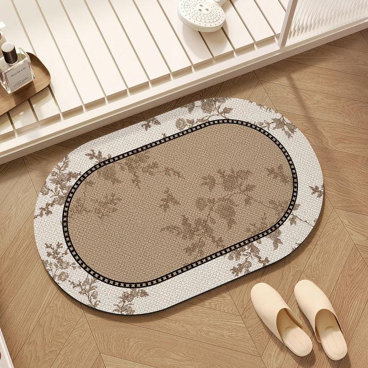 Elegant Floral-Patterned Area Rug