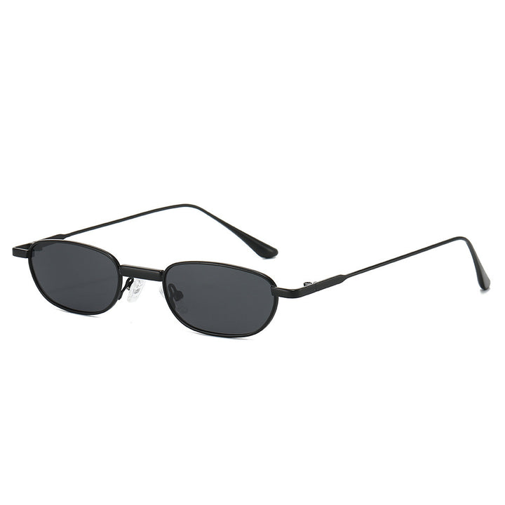 Sleek Minimalist Oval Sunglasses Kalsten