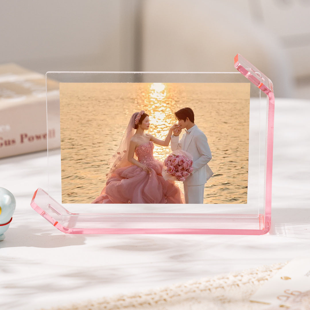 Artistic Acrylic Photo Display Frame for Home