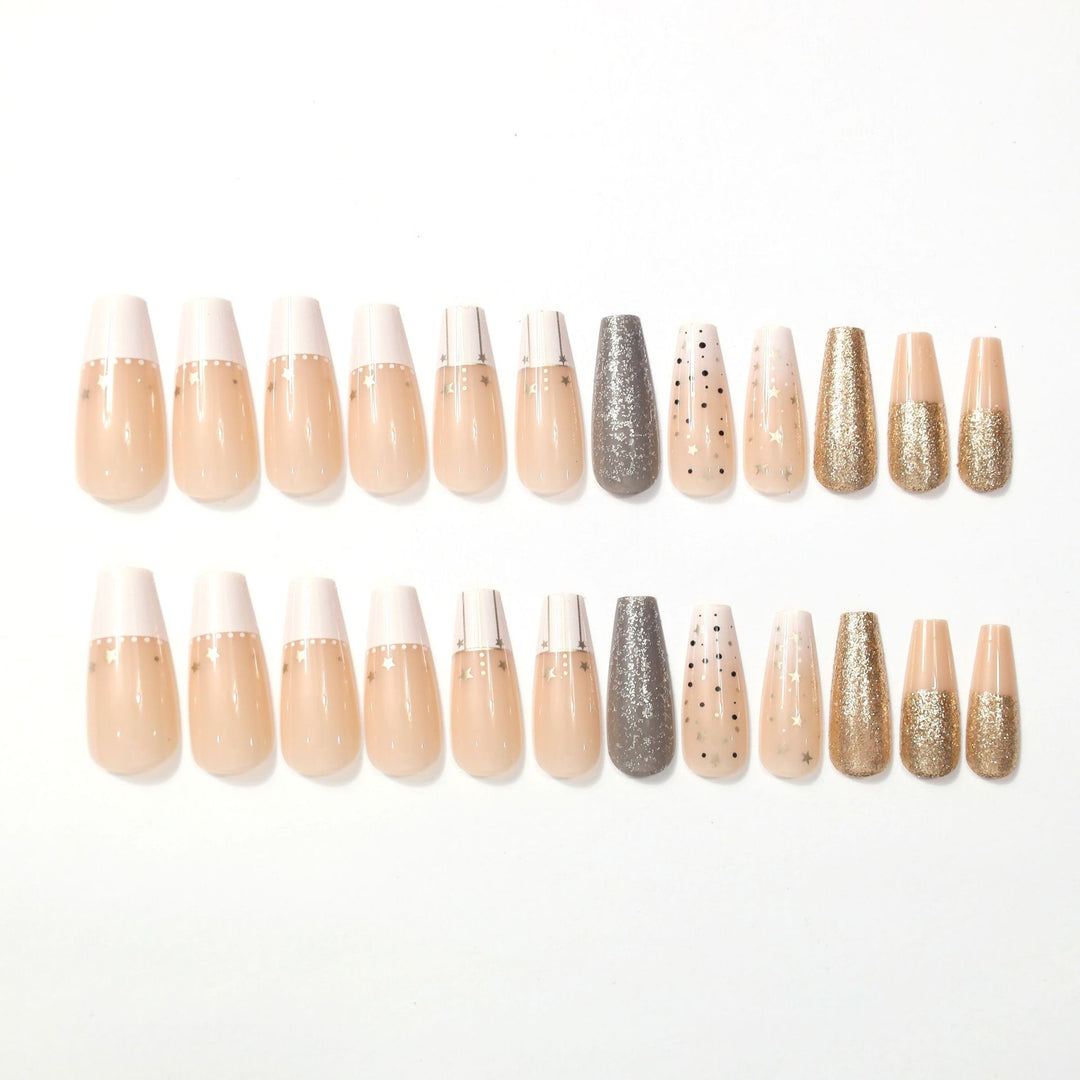 Glamorous Starry Nail Art Enhancements Kalsten