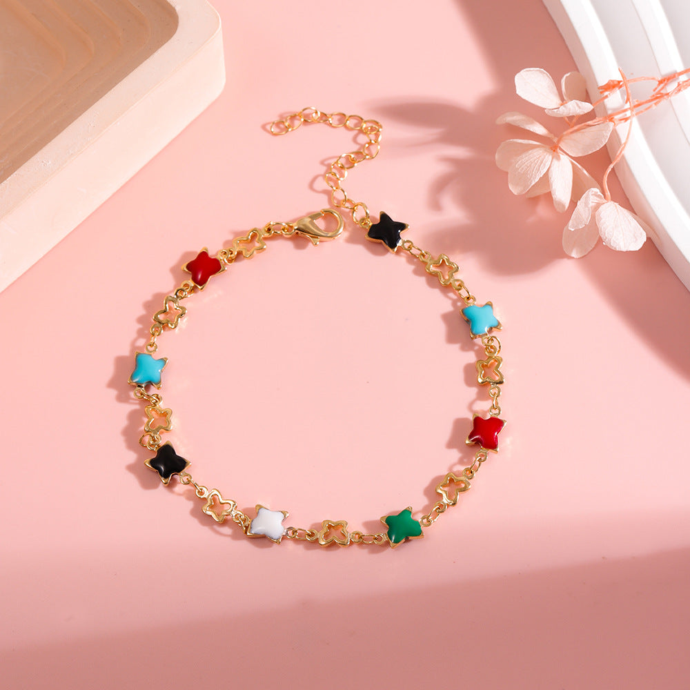 Colorful Star Charm Bracelet Kalsten