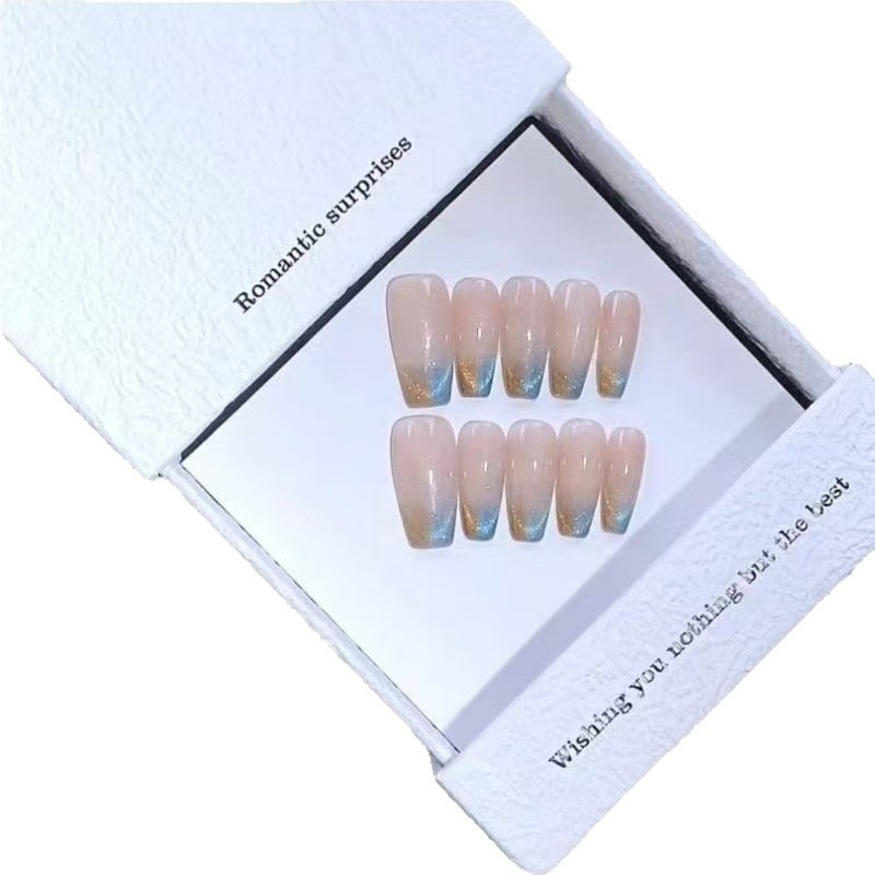 Artificial Nail Set with Modern Gradient Color Kalsten