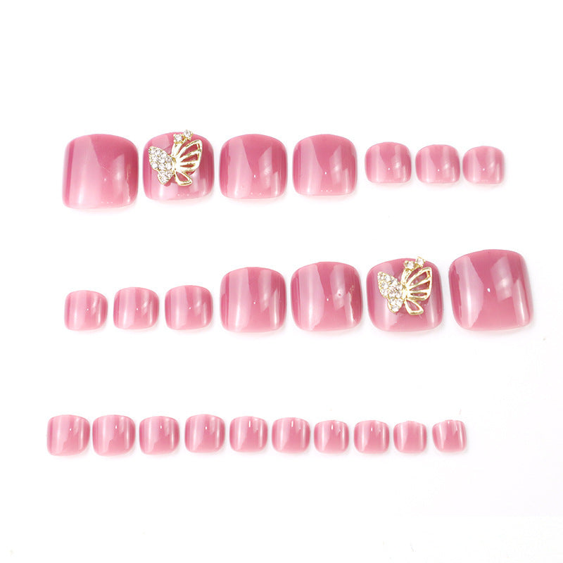 Stylish Decorative Press-On Toenails Set Kalsten