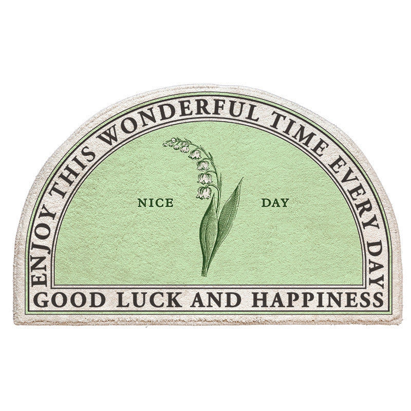 Floral Emblazoned Area Mat Kalsten
