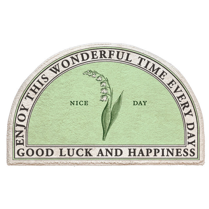 Floral Emblazoned Area Mat Kalsten
