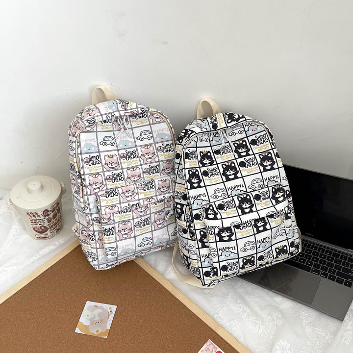 Cartoon Patterned Backpack Kalsten
