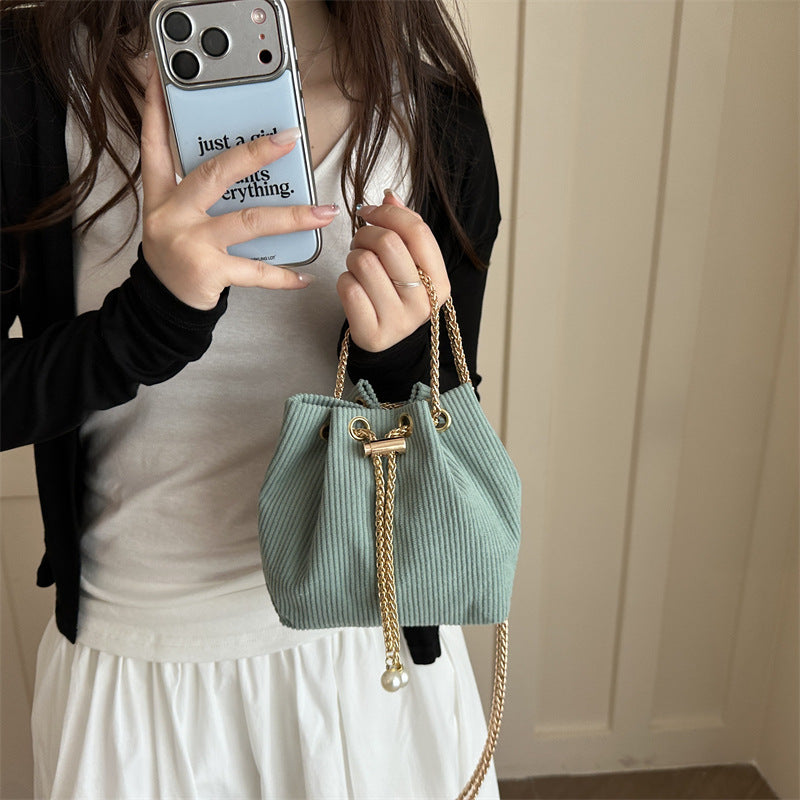 Stylish Leopard Print Bucket Handbag