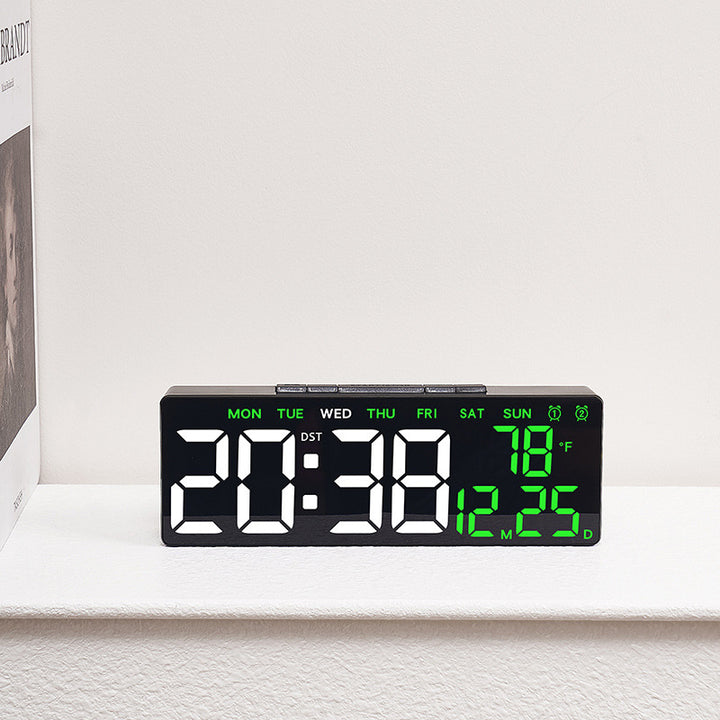 Digital alarm clock with large, clear LED display and temperature display Kalsten