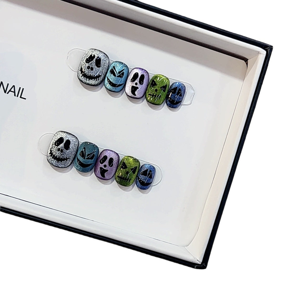 Creative Themed Press-On Nail Set Kalsten